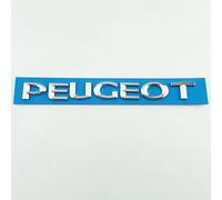 YCDSSM Coche Emblema para Peugeot 607 2004-2010, Badge Logo Insignia Letras Adhesivo para Capó Delantero O Puerta del Maletero Pegatinas Decoración Modificación Accesorios,Silver