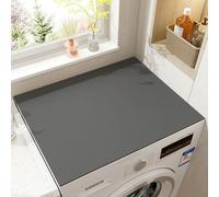 YCDZSW Alfombrilla Escurreplatos - Súper Absorbente Alfombrilla Fregadero Cocina - Drying Mat Antideslizante para Máquina De Café Lavadora Protector De Encimera (Gris Oscuro,60x60cm)