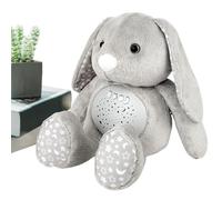 ycezw Animal De Peluche Transpirable, Peluche Transpirable | Compañero De Sueño Con Música Y Proyector Relajante - Muñeca En Forma De Animal Con Luz Respiratoria Colorida Para Niños Y Niñas