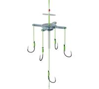 ycezw Anzuelos de pesca, montaje de , fácil manejo para kayak, río, principiantes, perca, lago, estanque, aguas silenciosas