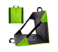 ycezw Asiento de picnic con respaldo, silla de camping con respaldo - Silla de camping plegable para exteriores, asiento acolchado con correas ajustables para exteriores, camping, parque,