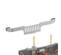 ycezw Bloqueador de la puerta grasa, bloqueador de grasa de placa | Spatule Holder Grease Trap | para barbacoa de acero inoxidable magnético Spoon descansa para cocina, cocina, mostrador, barbacoa