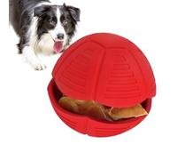 ycezw Bola de golosinas para perros - Dispensador de golosinas para perros, dispensador de alimentos, juguetes interactivos, alimentador lento para mascotas, suministros para razas pequeñas, medianas