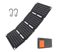 ycezw Bolsa de carga solar, Bolsa de carga para panel solar | Cargador de teléfono con bolsa de carga de energía solar,Cargador portátil con bolsa plegable, panel solar