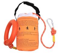 ycezw Bolsa de rescate de agua | 15 metros de cuerda flotante reflectante para emergencias | Equipo de seguridad visible para kayaks deportes acuáticos emergencias marinas