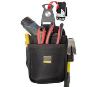 ycezw Bolsa para herramientas con correa, portaherramientas para mantenimiento, mochila de taladro, impermeable, multiusos, cinturón portaherramientas, para trabajos de construcción, soldadura, casa
