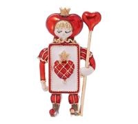 ycezw Broches decorativos para camisa | Botones de camisa retro con broche de corazón rojo, creativos de aleación, para viajes, trabajo, Navidad, mujeres y niñas