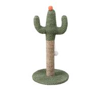 ycezw Cactus Cat Árbol - Scratcher Vertical de Gato Verde, Poste trepaporos Gatito | Poste rascado Interior Natural, Postes uñas estables para Juego protección Muebles Ejercicios Gatos