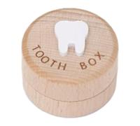 ycezw Caja De Dientes De Bebé, Caja De Recuerdos De Dientes, Lindo Titular De Dientes Perdidos De Madera,regalos De Hada, EConomizador De Dientes Para Regalo De Cumpleaños De Fiesta Prenatal,