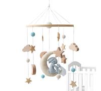 ycezw Caja de música de cuna para niños, caja de música para dormir - educativo sensorial para cochecito, zona de juegos para padres
