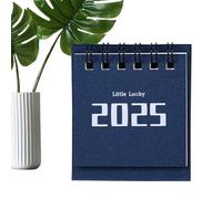 ycezw Calendario mensual de escritorio 2024-2025, calendario de mesa pequeña de agosto de 2024 a diciembre de 2025, calendarios de escritorio de año académico para escribir para escuela en casa