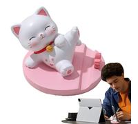 ycezw Cat Cellular Mount-Creative Kitty Desktop Puerta, Soporte móvil no Skid | de Escritorio Encantador, Base de Smartphone común para mesita de Noche, Mesa de Estudio, decoración de Gatito