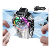 ycezw Cell Phone Cooler - Radiador de teléfono recargable para teléfono móvil, Cooling Fan | Cell Phone Cooler with Semiconductor Cooling Chip, Cooler Cell Phone Fan for Playing Games Watching Videos