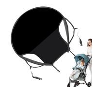 ycezw cochecito parasol, protector solar anti polvo extendido, refugio portátil impermeable para acampar al aire libre playa viajes parque compras picnic juegos siesta
