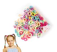 ycezw - Coletero - 100 piezas de bandas elásticas y duraderas sin daños - Lindo y sencillo soporte de cola de caballo para niños, multicolor