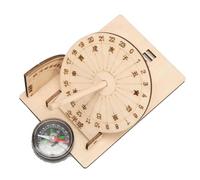ycezw Decoración de escritorio para el hogar reloj de sol, modelo de reloj de sol, juguete educativo interactivo para el aprendizaje práctico | Temporizador antiguo, cronometraje educativo para niños