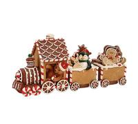 ycezw - Decoración de muñeco de especias - Figuras bonitas de especias, expositor festivo de especias | Decoraciones de tren de muñeco de especias de Navidad, decoración de resina de cocina