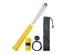 ycezw Entrenador de oscilación, corrector para raquetas de bádminton y fuerza de impacto, dispositivo de entrenamiento portátil de acero inoxidable, accesorios deportivos para adultos
