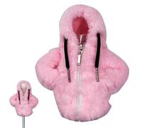 ycezw Funda para palanca de cambios con capucha, sudadera con capucha para pomo de cambio de coche | Funda de peluche para palanca de cambios automática