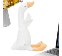 ycezw Goose Cuddly Doll For Girls Kids Home Sofa Bed and Birthday Gift | Soft White Goose Plush Doll Adds A Cute Accent To Nurseries Bedrooms Sofas Desks And Party Displays For Kids Girl