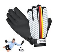 ycezw Guantes de fútbol, guantes de portero | Portería de fútbol guantes adultos | Equipo de entrenamiento de fútbol ajustable para partidos profesionales Torneo Escolar