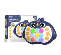 ycezw Juego de empuje rápido, juego de empuje rápido - Máquina de juego de ritmo de juguetes sensoriales divertidos Fidget - Consola de juegos educativos linda de empuje rápido para viajes escolares