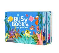 ycezw Libros de lágrimas, libros de pegatinas para niños - Libro de pegatinas educativas multifuncionales - Aprender juguete educativo para niños niñas