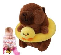 ycezw Llavero Capybara De Peluche, Llavero Capybara, Colgante Capybara Super Suave De 4 Pulgadas | Mirando Animales Llave Realista para Tocar para El Aniversario De Su, Amarillo, riferimento Alla