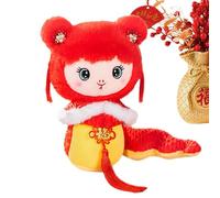 ycezw Mascota Año De La Serpiente, Peluche De Serpiente Del Año Nuevo Lunar | Peluche Serpiente Del Zodíaco Chino 2025 | Año De La Serpiente Relleno Para La Decoración Del Hogar, Salón, Dormitorio