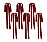 ycezw Navideño - Cinta Decorativa de 6 Unidades, Colores Festivos Luminosos, diseño fácil de Usar, Acabado Elegante | para celebración de Las Vacaciones casa decoración d