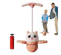 ycezw Panda Jump Toy - Ball, Ride Jumper, Balance Game, Air Bump | Juguete de Ejercicio Hinchable Empleado Mientras promueve la coordinación Durante el Tiempo de Juego en el hogar, Las Fiestas o Las