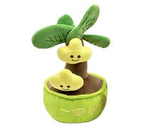 ycezw Plantas En Pot Farcie,Peluche Farcie De plants En Pot - Farcie D'arbre D'argent | Peluche Mignonne En Forme De Pot De Fleur, Jouet En Peluche De Dessin Animé, D'oreiller Douce Pour