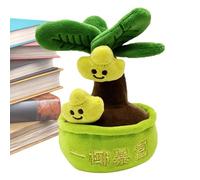 ycezw Plants En Pot En Peluche, plants En Pot Farcie, Farcie D'arbre D'argent - Peluche Mignonne En Forme De Pot De Fleur, Jouet En Peluche De Dessin Animé, D'oreiller Douce Pour