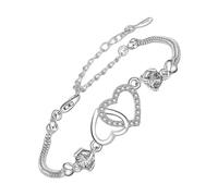 ycezw Pulseras Femeninas De Moda, Pulseras De Mujer, Corazones De Corazón Profundo Con Soñadores Ajustables, Para Joyas De Cobre Para La Pulsera De Cumpleaños De San Joyas Para, riferimento alla