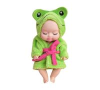 ycezw realista para - Juguete educativo para niños pequeños, Mini bebé renacer cuerpo suave de 10,9 cm, figura de simulación de PVC real, modelo de carcasa de accesorios sintéticos |