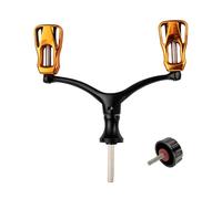 YCEZW -Recambio de Carrete de - Botón de Palanca de Rodillo, Carrete de de Roca de Aluminio Doble | Accesorios de Antideslizantes de Soporte Alto, Brazo de Piedra Ligero