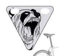 ycezw Reflectores de bicicleta para conducción nocturna, luz trasera segura para bicicletas | Escudo de seguridad triangular para adultos conducción nocturna bicicleta de montaña desplazamientos