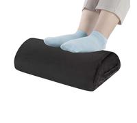 ycezw Reposapiés bajo el escritorio, reposapiés ajustable debajo del escritorio | Taburete de espuma viscoelástica y transpirable, almohada reposapiés de altura elástica, soporte sólido, para