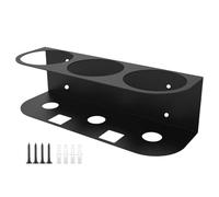 ycezw Soporte para botellas de spray, soporte para latas de spray de pared,Estante de almacenamiento de acero revestido - Soporte para cargas pesadas, portabotellas con soporte para montaje en pared