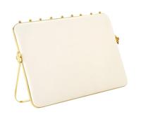 ycezw Soporte para Joyería De Lujo: Organizador De Terciopelo De, Soport para Collares De Doble Cara con Elegante De Cadena De Metal para Una Presentación Elegante De Los Accesorios Ex