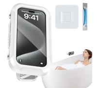 ycezw Soporte para teléfono de ducha | Soporte ajustable para carcasa móvil bajo ducha,Soporte adhesivo ajustable de 360 grados para smartphones, espejo casa, cocina, baño piscina