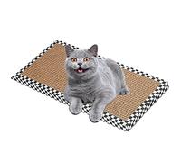 ycezw Stratchs de gato de cartón - Almohada de rayas seguras y giratorias para gatos, caja de rascar de gato giratorio para gatos domésticos, tarjeta de rascado para gato con rascado de gato