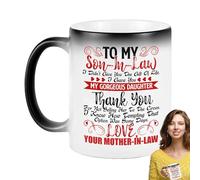ycezw Taza de café divertida, tazas de café para el día de la madre - Taza de cerámica para querida mamá | Tazas de café de lujo con cambio de color sensible a la temperatura, taza de bebida