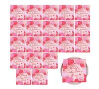 ycezw Toallas de papel de San Valentín,Toallas de San Valentín - Toallas de San Valentín Toallas de amor Toallas, Toallas en forma de corazón, 20 piezas