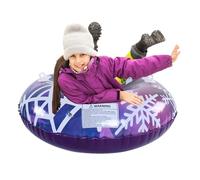 ycezw Tubo de nieve inflable, trineo de nieve, juguete de nieve para exteriores con trineo inflable de 2 asas | Tubo de trineo de trineo de nieve para niños resistente al desgarro para jugar al aire