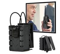 YChoolco Bolsa de cinturón inalámbrica Funda para Radio Soporte Compacto para walkie-talkies bidireccionales Estuche Compacto para interfono con Correa Ajustable para Radio