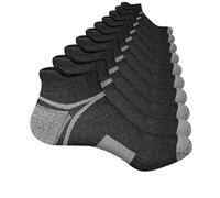 YCHUCH 5 pares de calcetines de ciclismo que absorben la humedad para hombres y mujeres, deportes, correr, tobillos, ligeros, cortos, entrenadores, para correr