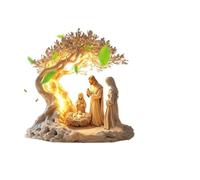 YCHUCH Adorno de mesa de acrílico plano 2D para decoración religiosa del hogar y la oficina, adorno de escritorio