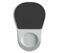 YCHUCH Alfombrilla ergonómica de masaje para mouse con reposamuñecas suave y parte inferior antideslizante estable para largas horas de uso, cómodo soporte de muñeca