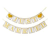 YCHUCH Banderines de fiesta de boda, decoración de despedida de soltera, temática vintage, suministros de telón de fondo para fotos, papel, fácil instalación, banderines de boda, Cuadrado amarillo